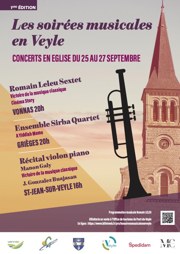 Les Soirées Musicales en Veyle Communauté de Communes de la Veyle Vonnas