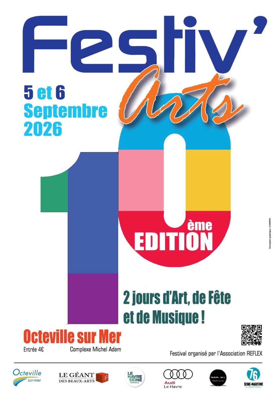 Festiv’Arts 10ème édition Octeville sur Mer (76) Complexe Michel Adam