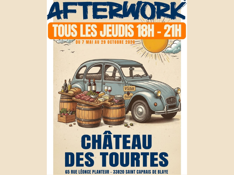Afterwork au château des Tourtes Château des Tourtes Val-de-Livenne
