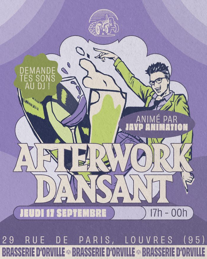 Afterwork Dansant, Brasserie d&rsquo;Orville, Louvres