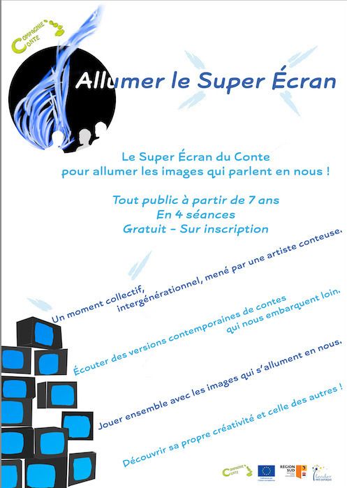 Allumer le Super Écran, Médiathèque Ancelle, Ancelle