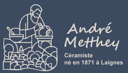 André Metthey céramiste né à Laignes en 1871, Salle des Fêtes, Laignes