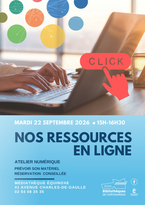 Animation Numérique Nos ressources en ligne  Châteauroux