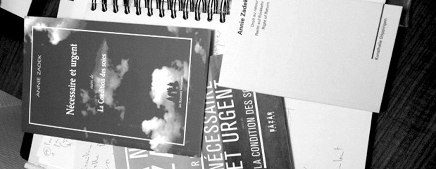 Lecture performance | » Nécessaire et urgent » d’Annie Zadek Villa Rohannec’h Saint-Brieuc