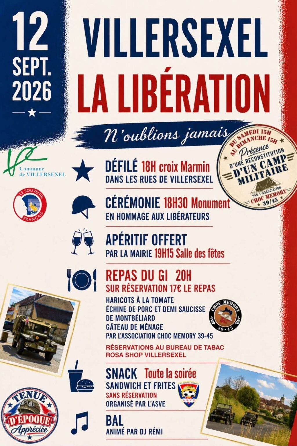 Anniversaire de la Libération de Villersexel  Villersexel