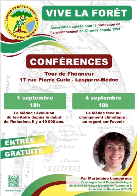 ANNULE Conférences Vive la forêt Tour de l’Honneur Lesparre-Médoc
