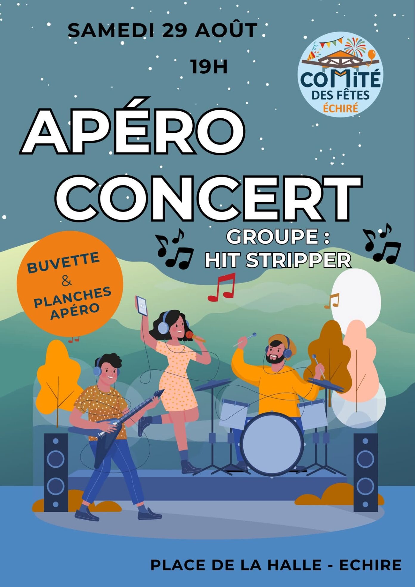 Apéro concert à Echiré  Échiré