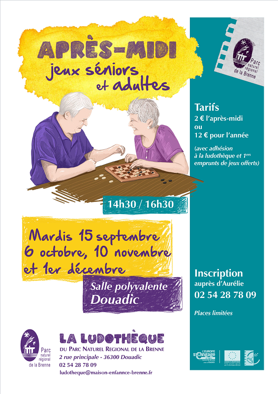 Après-midi jeux seniors et adultes Douadic