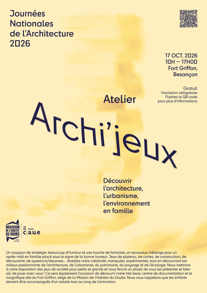 Archi-jeux – Découvrez l’architecture en famille !, CAUE 25, Besancon