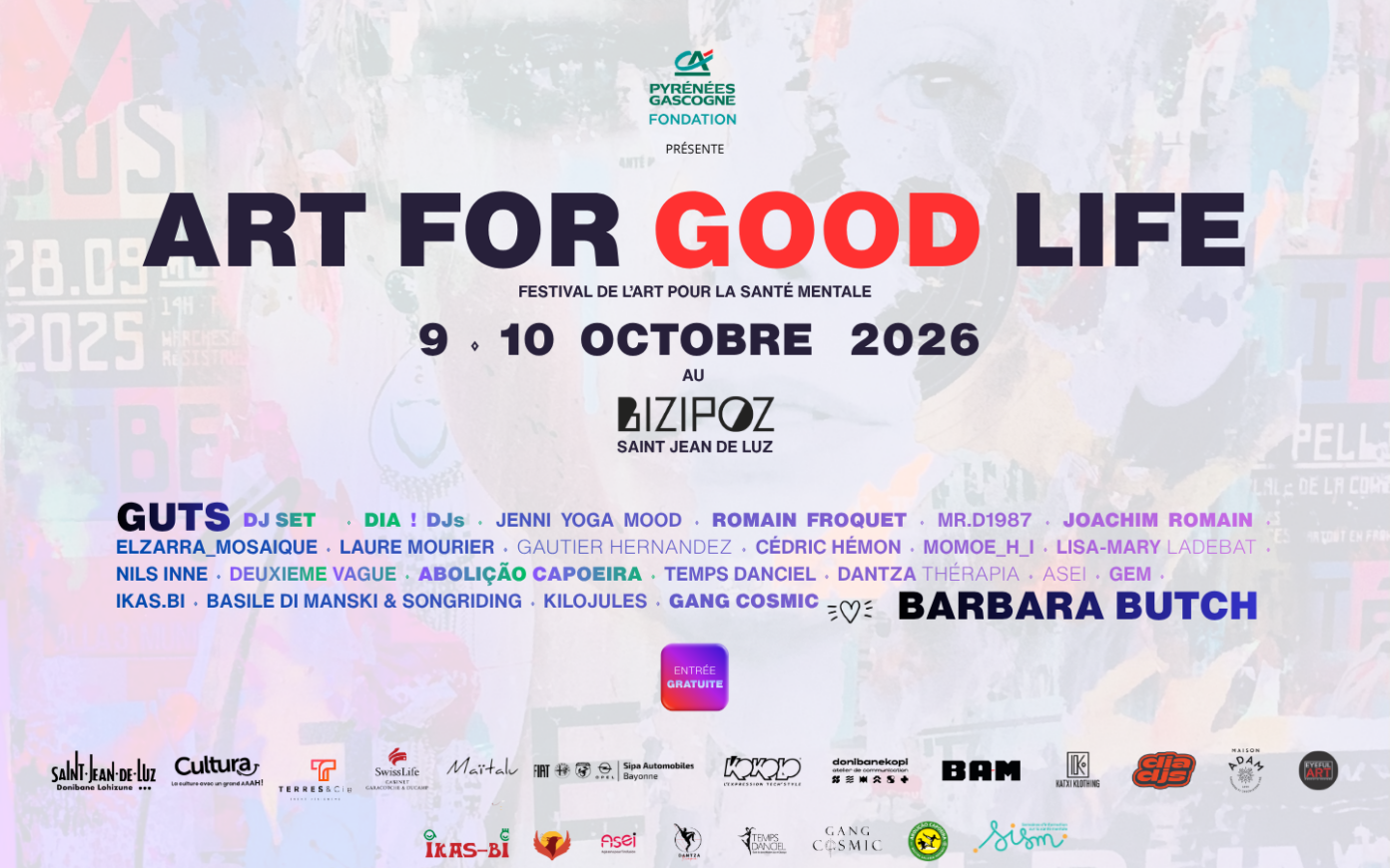 Art for good life: L’art pour la santé mentale Place Ferdinand Foch Saint-Jean-de-Luz