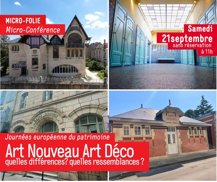 Art Nouveau Art déco : quelles différences ? quelles ressemblances ?, Micro-Folie, Coulonges-sur-l&rsquo;Autize
