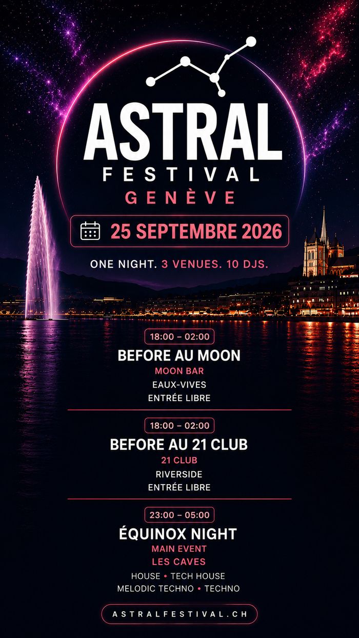 ASTRAL FESTIVAL GENEVA – 4 EVENTS, Galerie Ruine, Genève