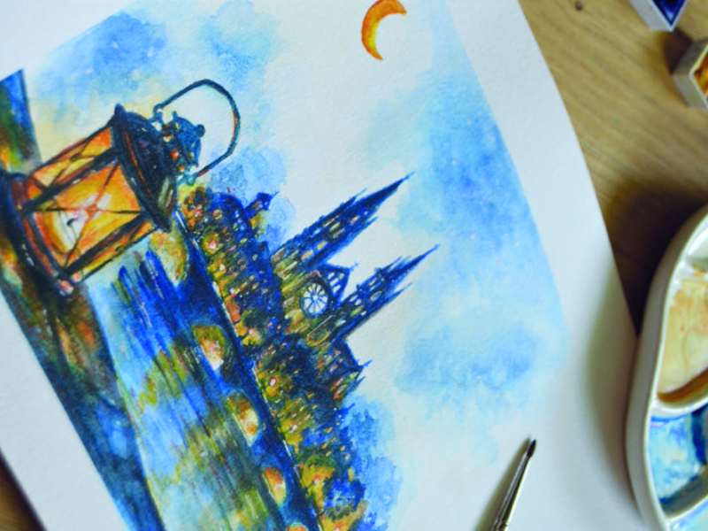 Atelier aquarelle Chartres en Lumières Chartres
