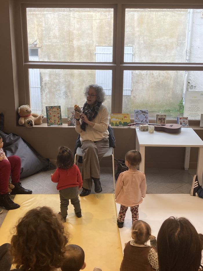 Atelier bébés lecteurs, Médiathèque municipale de La Roche-Chalais, La Roche-Chalais