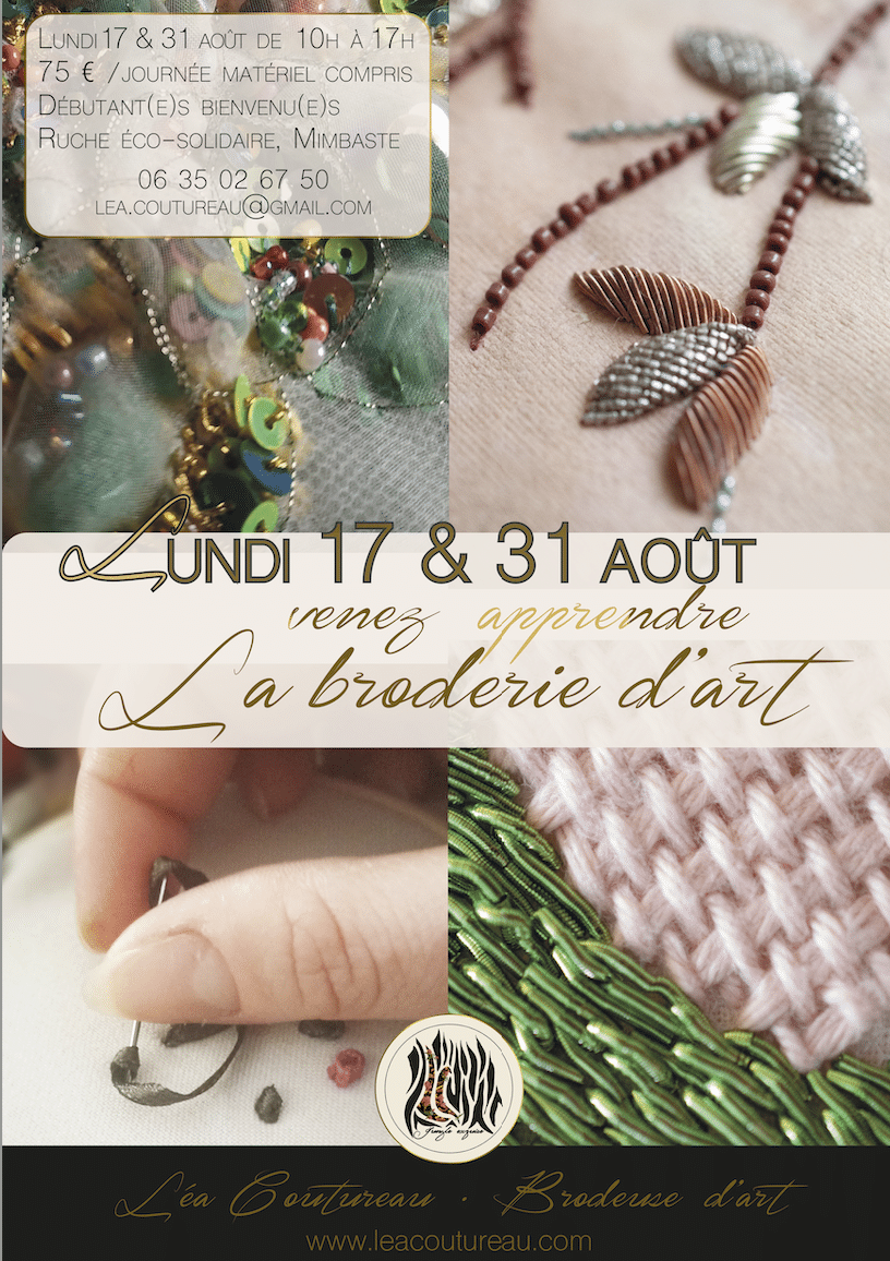 Atelier broderie d’art Mimbaste