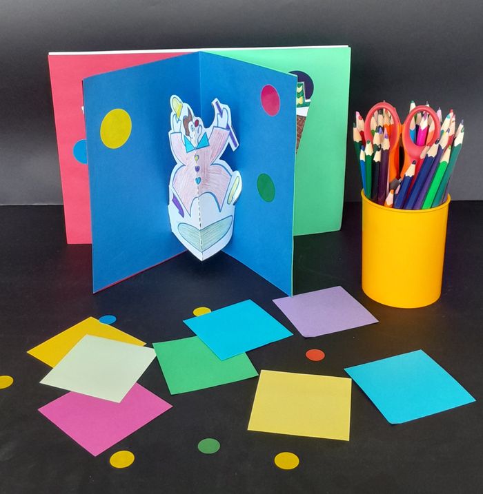 Atelier carte animée pour les petits, Médiathèque Georges Pompidou, Châlons-en-Champagne