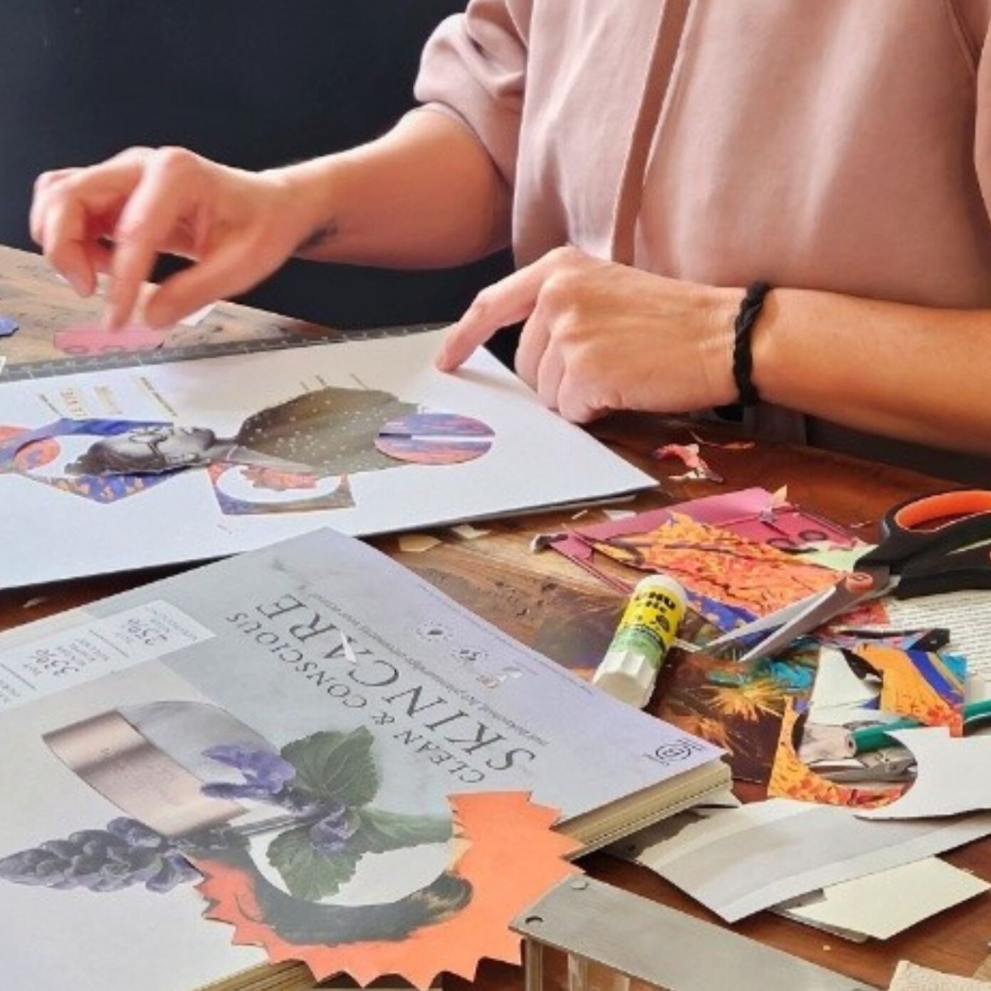 Atelier Collage artistique et poétique Cité du Cuir Saint-Junien