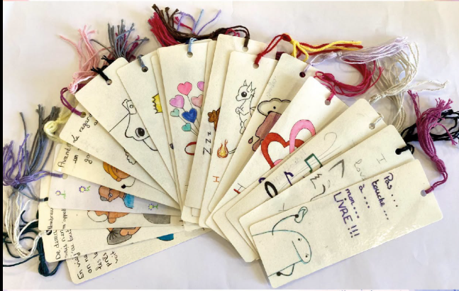 ATELIER CONFECTION DE MARQUE-PAGE À LA MÉDIATHÈQUE Bages