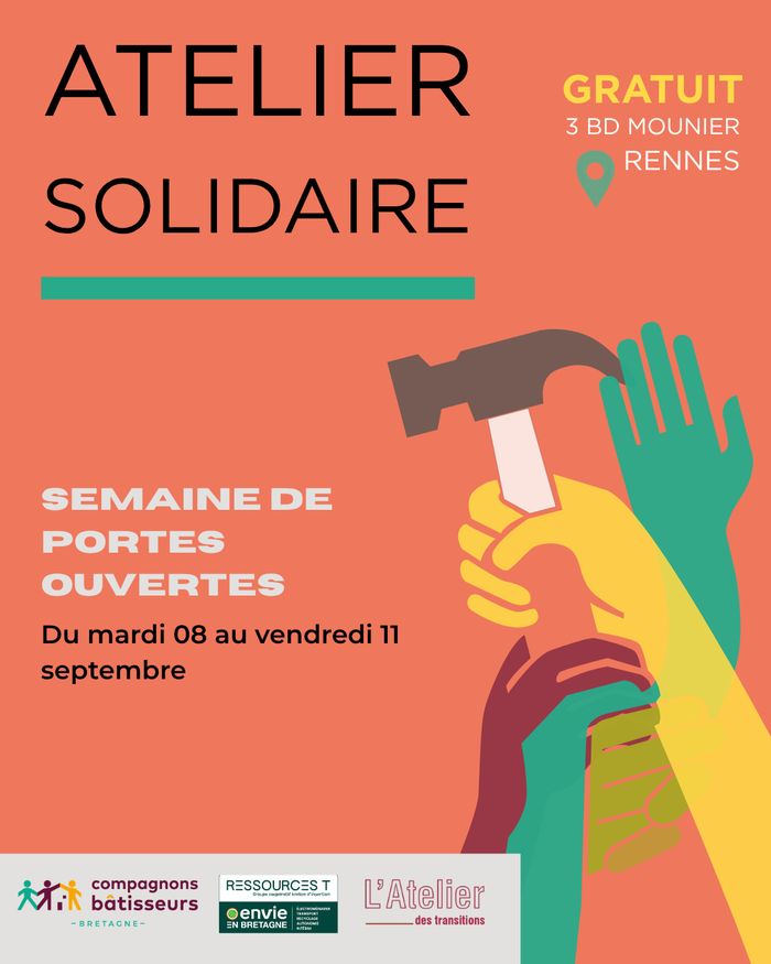 Atelier couture [Portes Ouvertes], Atelier solidaire, Rennes