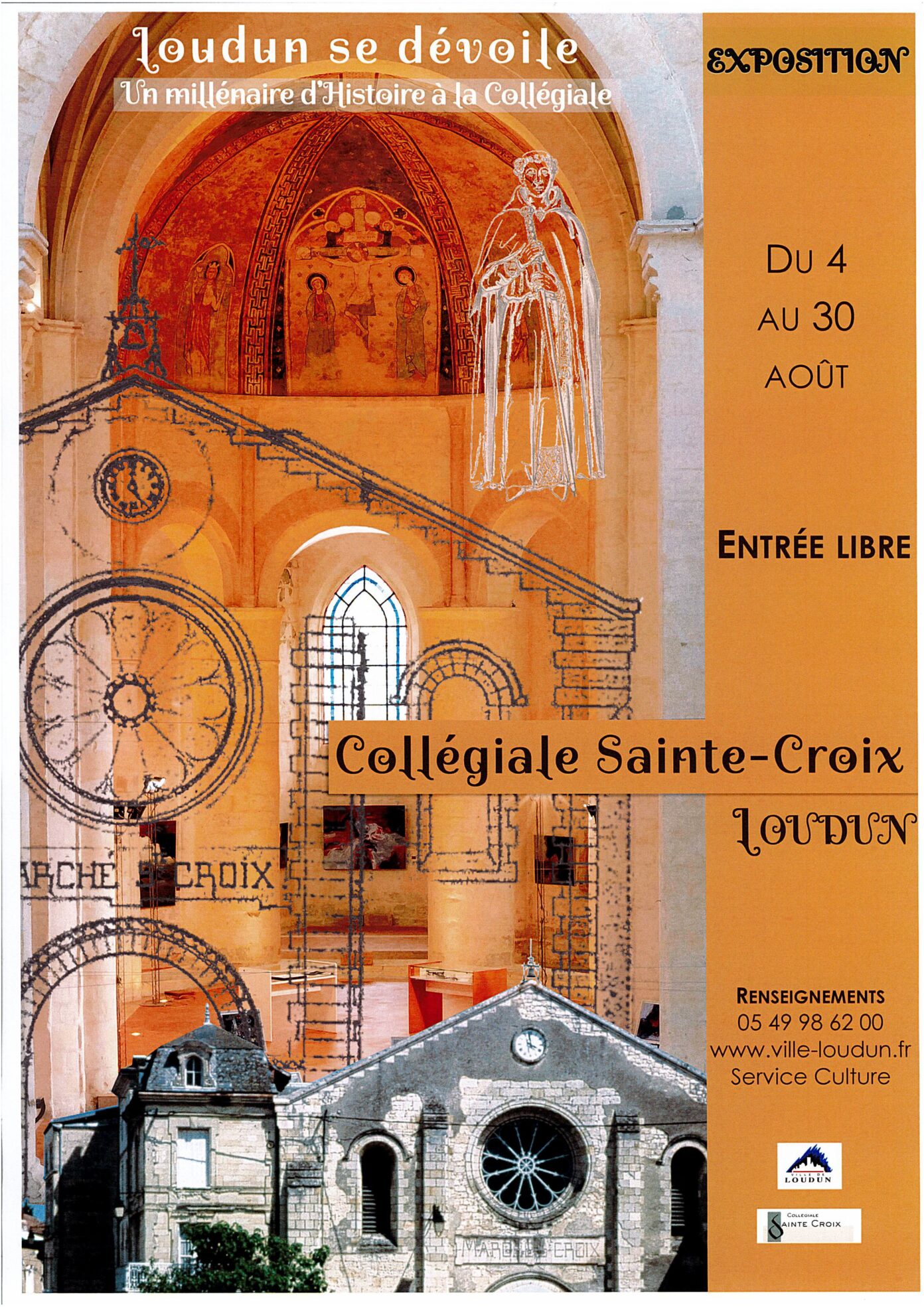 Atelier Création de maquette dans le cadre de l’exposition Loudun se dévoile Place Sainte-Croix Loudun