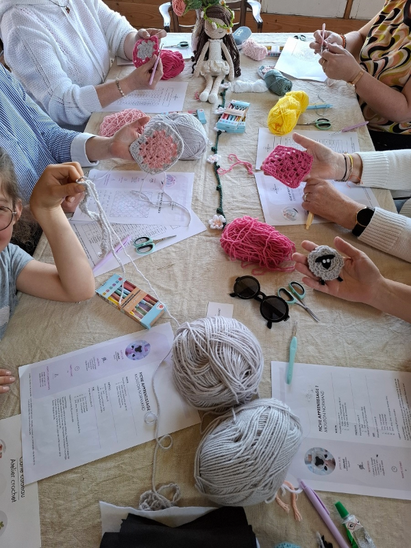 Atelier crochet Le Mesnil-Rouxelin