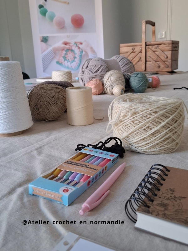 Atelier crochet Le Mesnil-Rouxelin