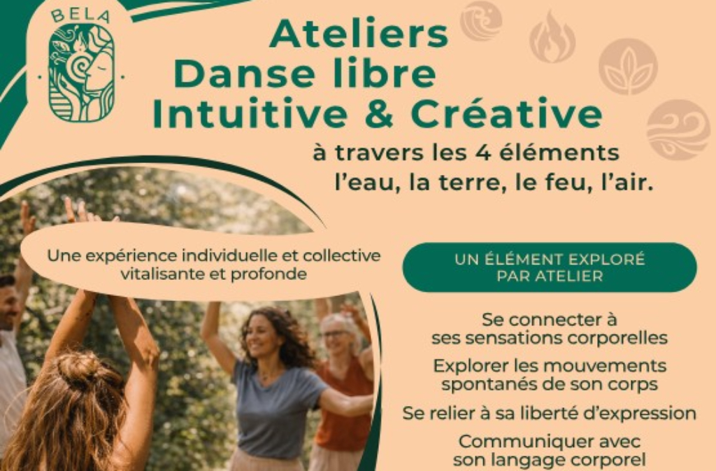 Atelier danse libre  Bergerac