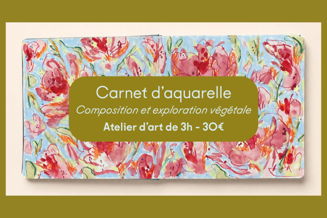 Atelier d’art | Carnet d’aquarelles Brine Boutique Galerie Eymet