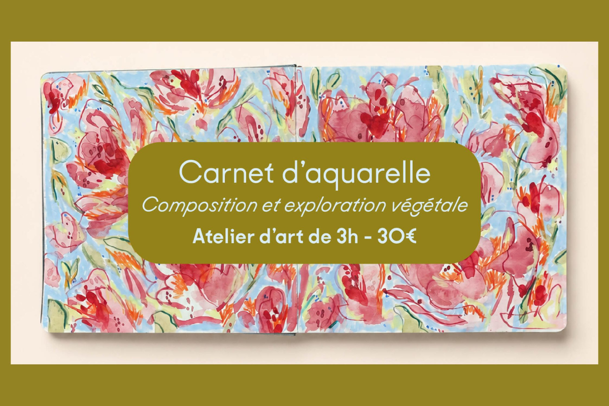 Atelier d'art | Carnet d'aquarelles 17 Rue de l'Engin Eymet 2026-09-02