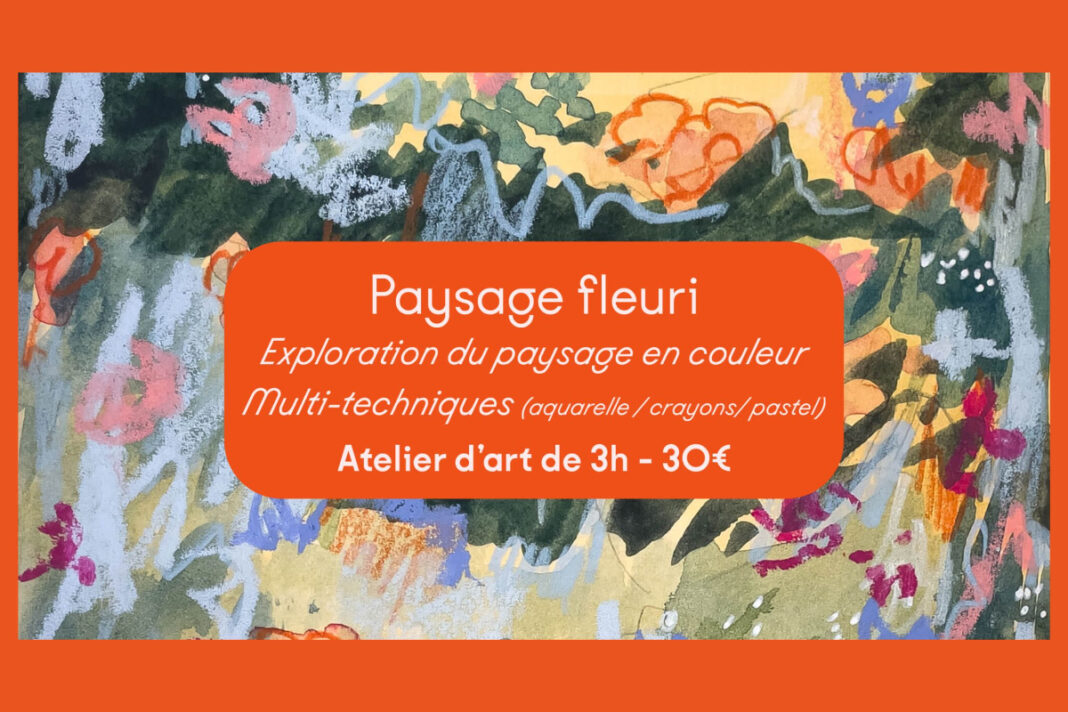 Atelier d’art | Paysage fleuri Brine Boutique Galerie Eymet