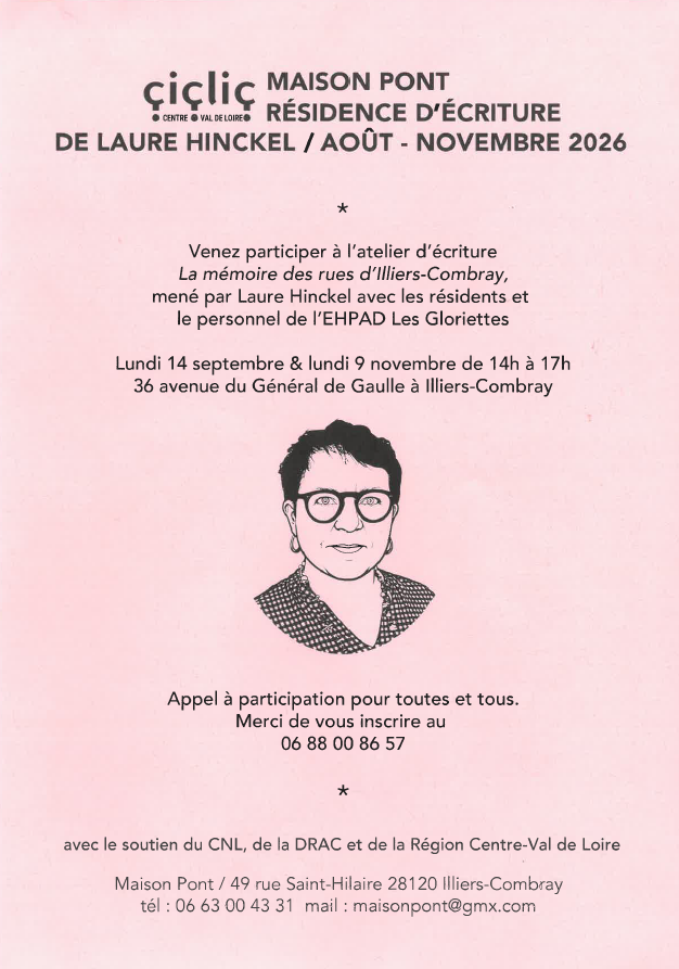 Atelier d’écriture La mémoire des rues d’Illiers-Combray par Laure Hinckel Illiers-Combray