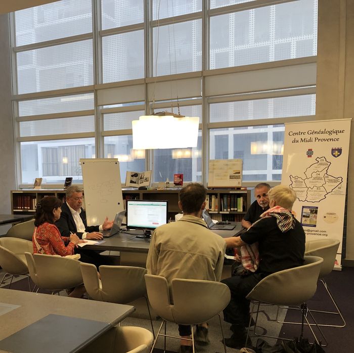 Atelier d’initiation à la généalogie par le Centre Généalogique du Midi-Provence, Archives départementales des Bouches-du-Rhône, Marseille