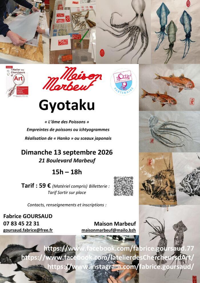 Atelier Gyotaku à Maison Marbeuf Maison Marbeuf Rennes