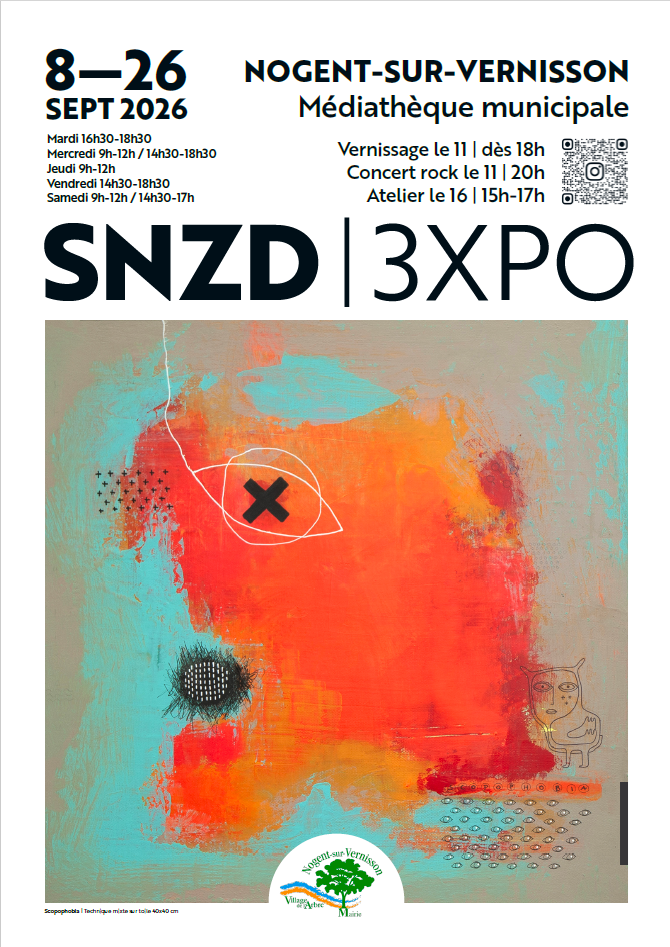 Atelier initiation art (expositionSNDZ)  Nogent-sur-Vernisson