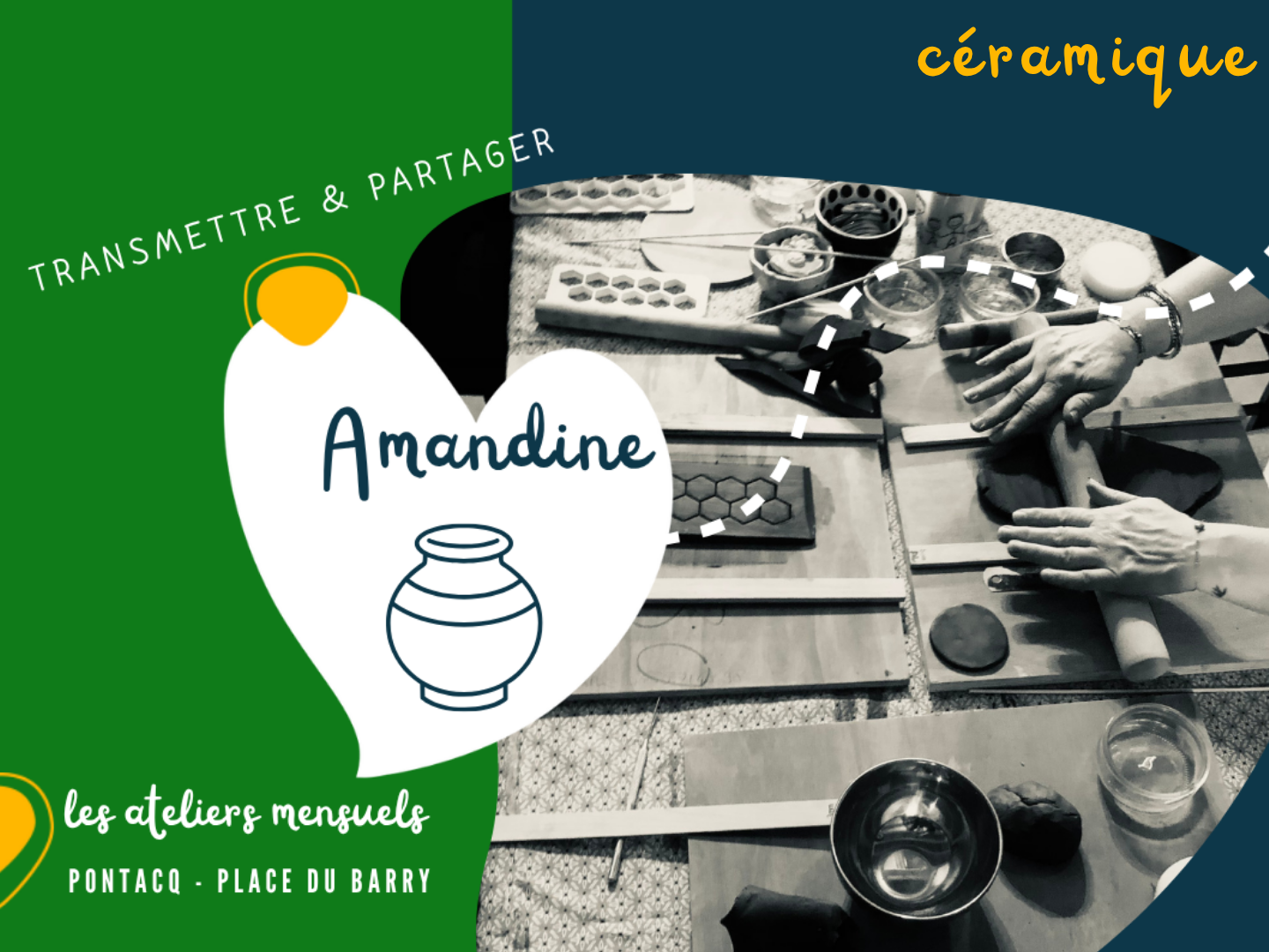 Atelier initiation céramique Fabrique et Compagnie Pontacq 2026-09-17