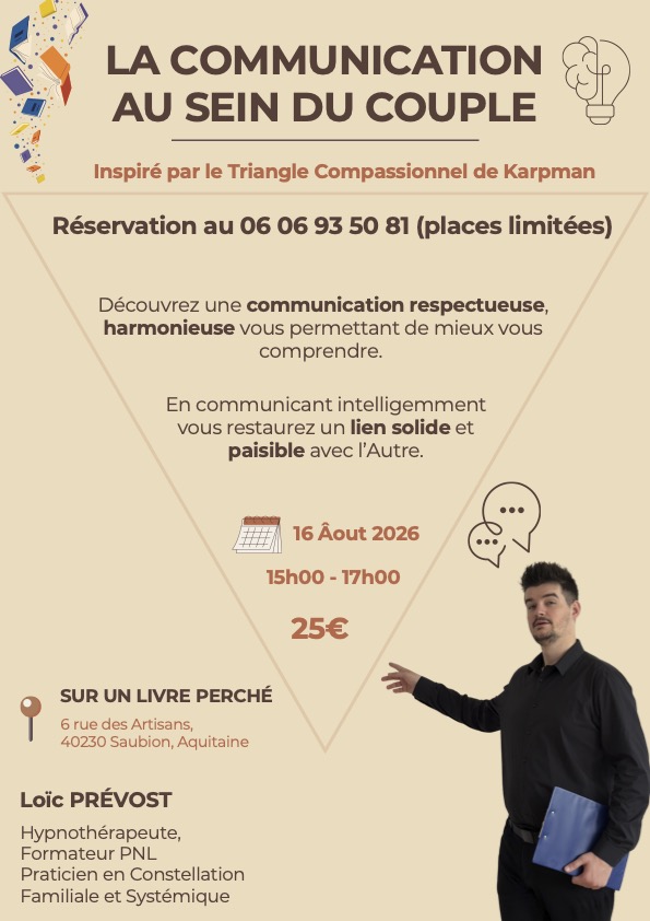 Atelier La communication au sein du couple Saubion
