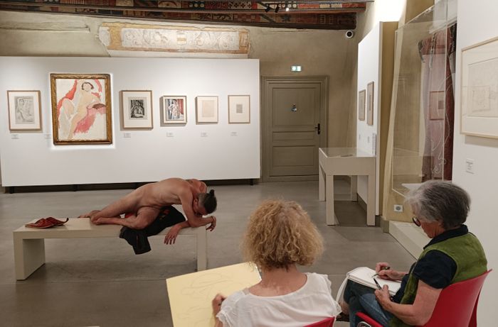 Atelier modèle vivant, Le Doyenné, espace d’art moderne et contemporain, Brioude