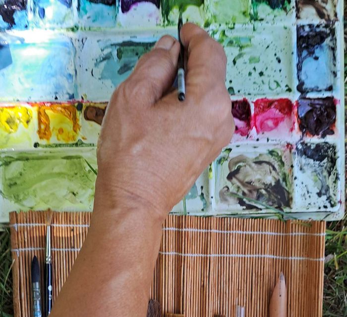 Atelier peinture au musée !, Musée des Amis du Vieux Lambesc, Lambesc