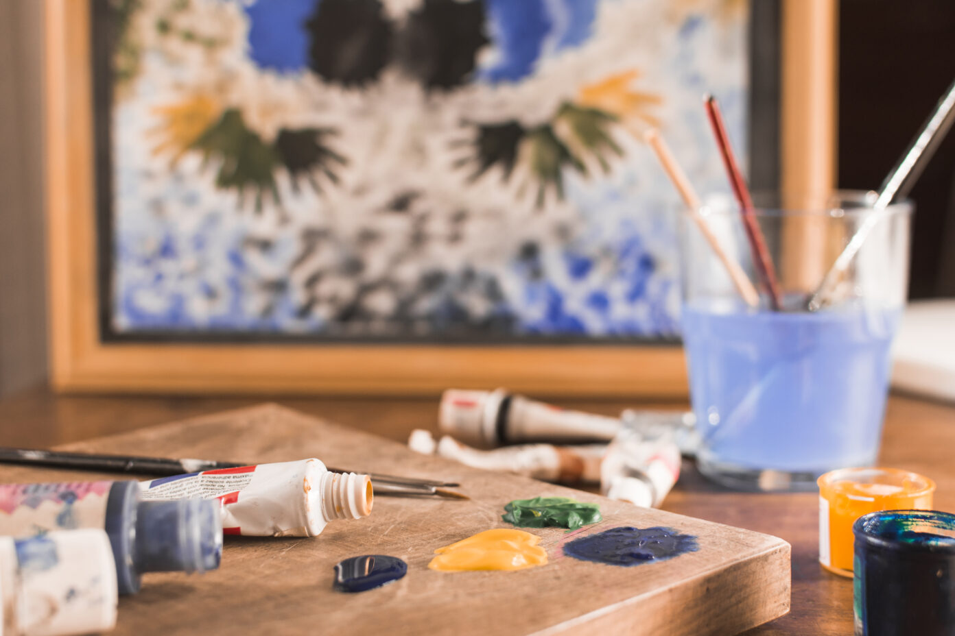 Atelier peinture Médiathèque Aqua-Libris Saint-Maixent-l’École