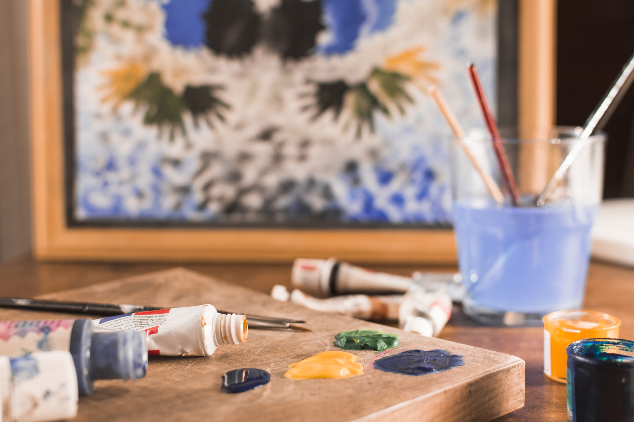 Atelier peinture Médiathèque Aqua-Libris Saint-Maixent-l’École