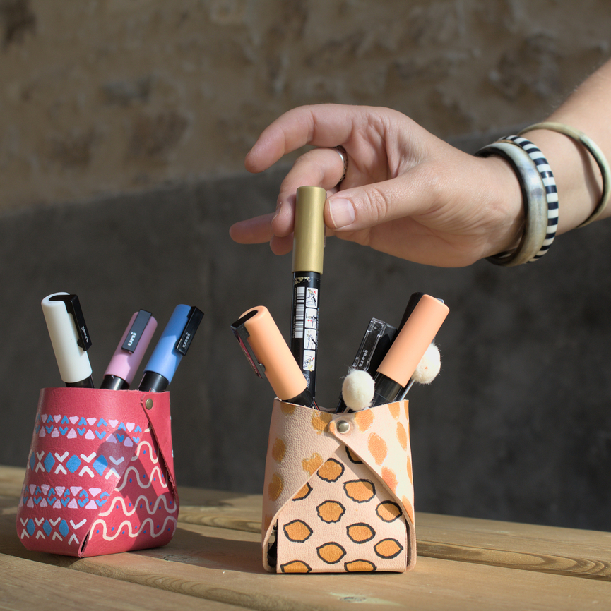Atelier Pot à Crayons Cité du Cuir Saint-Junien