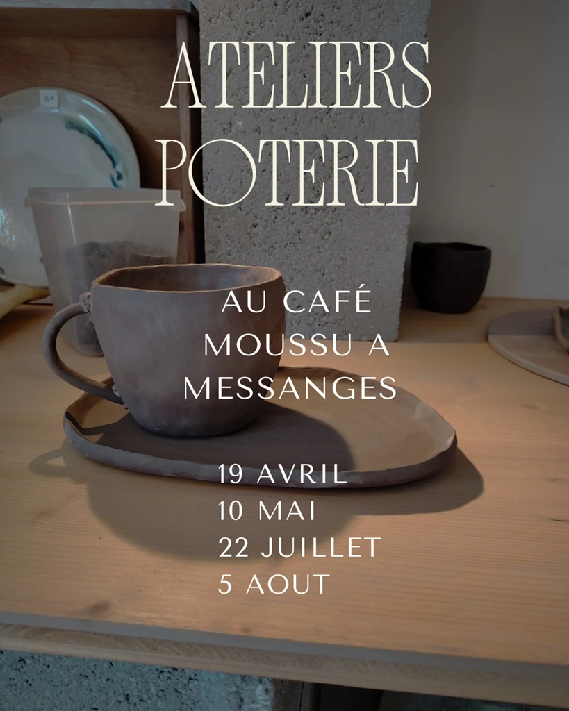 Atelier poterie au moussu moussu faim & soif Messanges