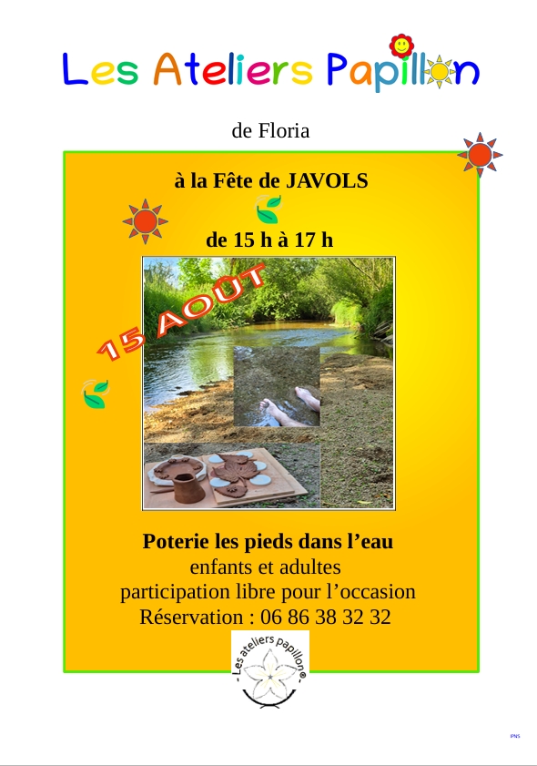 ATELIER POTERIE LES PIEDS DANS L’EAU Peyre en Aubrac