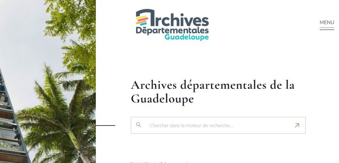 Atelier : prise en main du site web des Archives départementales, Archives départementales de la Guadeloupe, Gourbeyre
