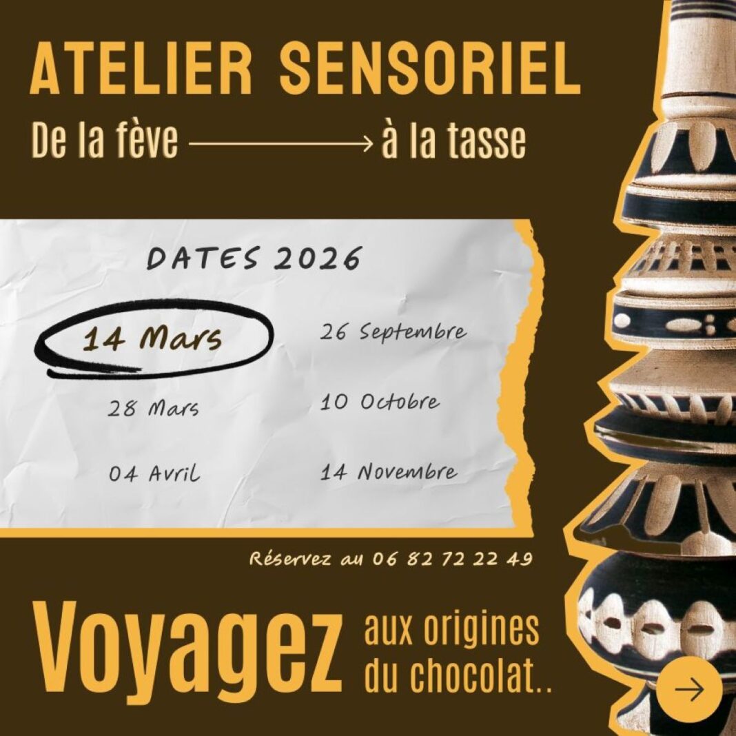 Atelier sensoriel ‘ Chocolat maya, de la fève à la tasse ‘-Bligny sur Ouche Chocolaterie PUROKAO Bligny-sur-Ouche