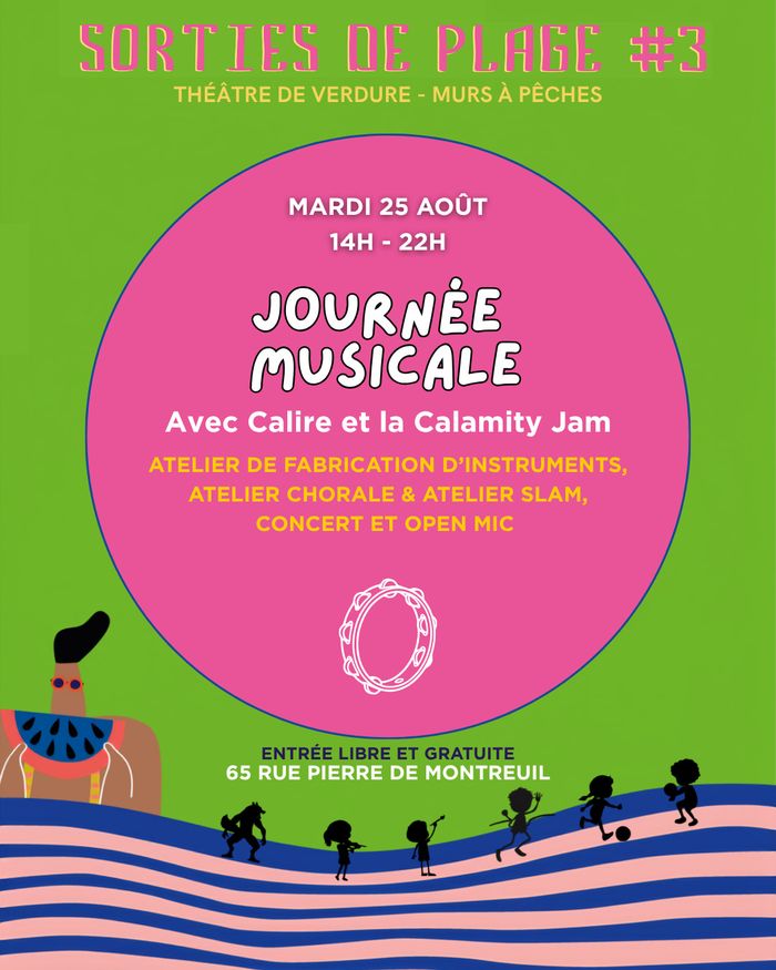 Atelier slam, Théâtre de Verdure de La Girandole, Montreuil