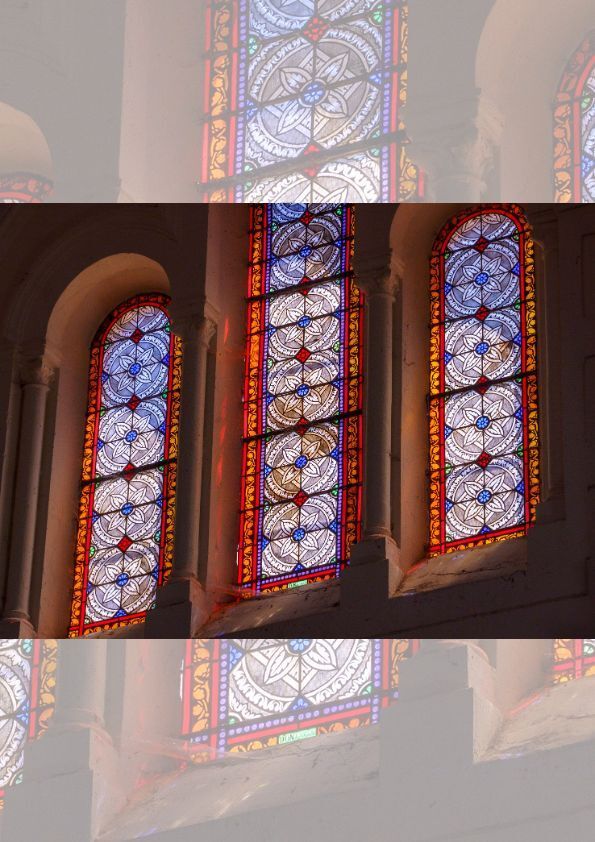 Atelier vitrail à l'église Sainte-Anne Eglise Ste Anne Meymans Meymans