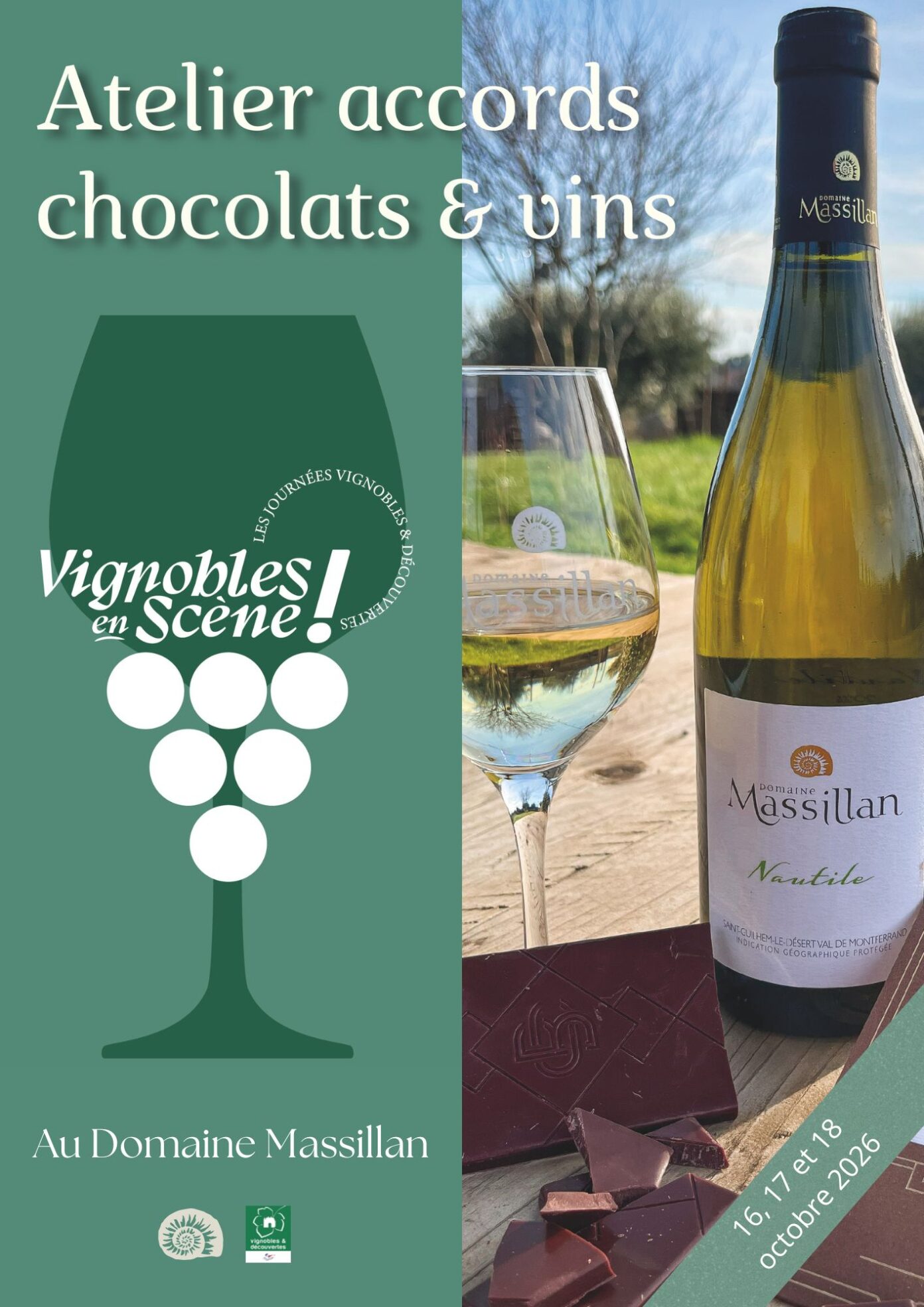 Ateliers accords chocolats et vins Vignobles en scène Le Crès