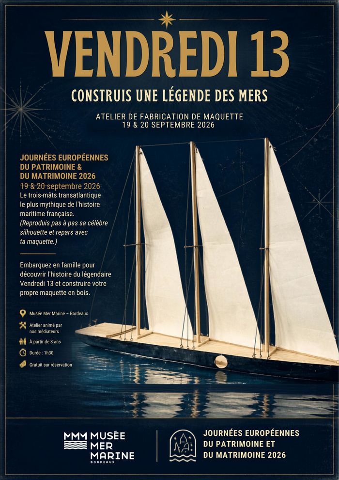 Ateliers de modélisme, Musée Mer Marine, Bordeaux