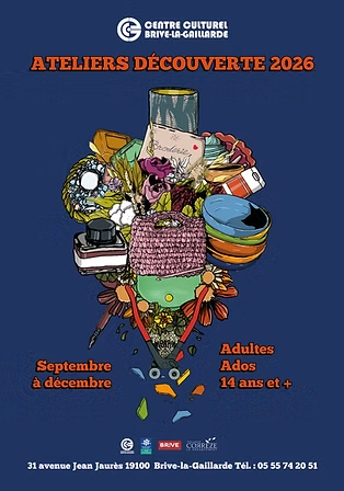 Ateliers jeune public: Bijoux (Centre culturel)  Brive-la-Gaillarde